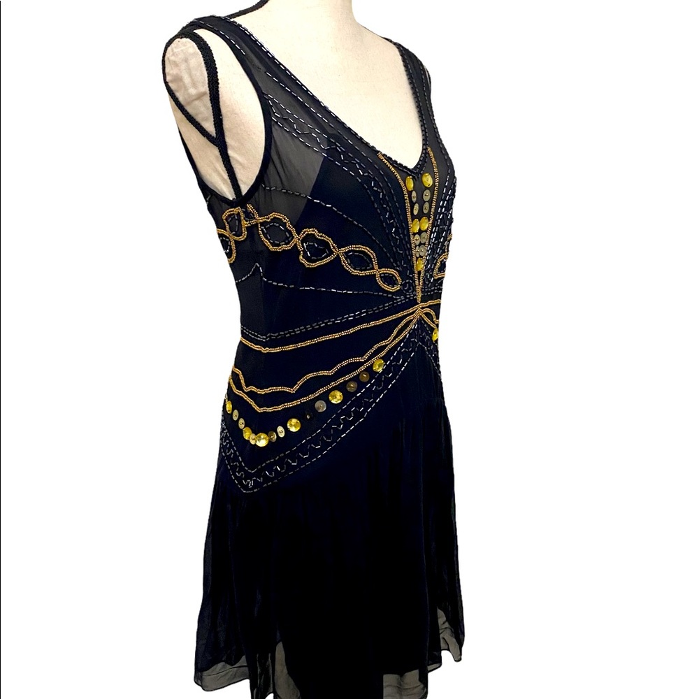 NWT PLENTY By TRACY REESE Silk Beaded Midi Size 2